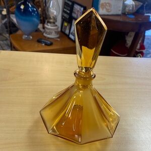 Amber Glass Perfume Bottle